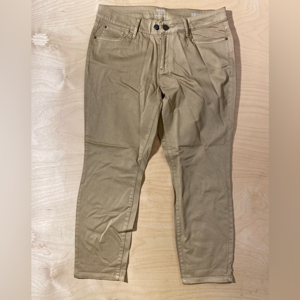 a.n.a Light Brown Skinny Ankle Pants 10P (PY)